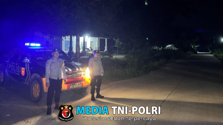 Polsek Gunung Agung Tingkatkan Patroli Cegah Kejahatan Malam di akhir Pekan