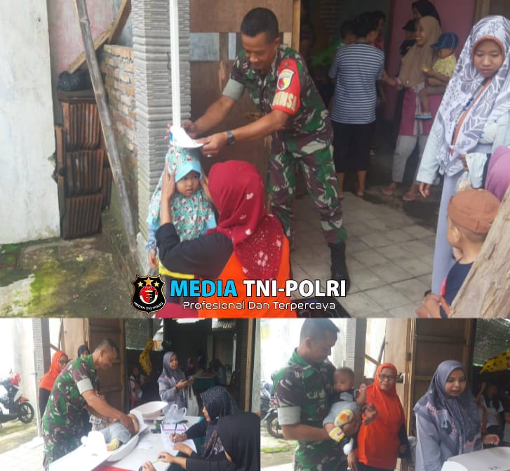 Babinsa Desa Siraman Dampingi Posyandu, Wujudkan Generasi Sehat Tanpa Stunting