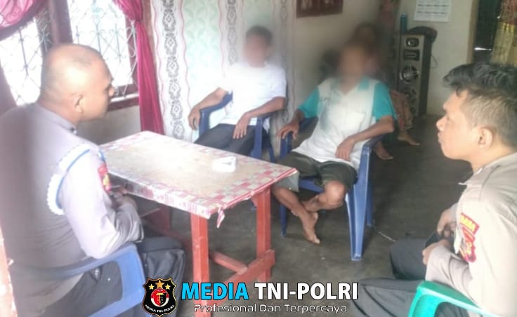 Cegah Abrasi Sungai, Polsek Pematang Sawa Hentikan Penambangan Batu Tradisional
