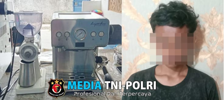 Terekam CCTV, Pelaku Pembobolan Cafe Berhasil Diamankan Polsek Seputih Mataram