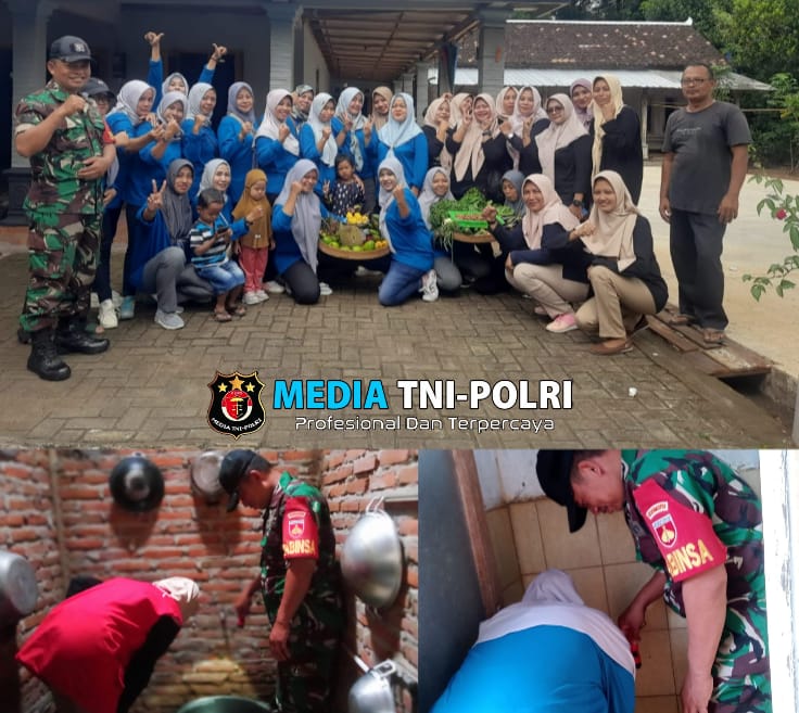 Cegah Penyebaran Nyamuk DBD Babinsa Nogosari Dan Petugas Kesehatan Melakukan Pengecekan