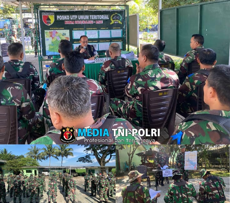 Kodim 0818/Malang-Batu Gelar UTP untuk Tingkatkan Profesionalisme Prajurit