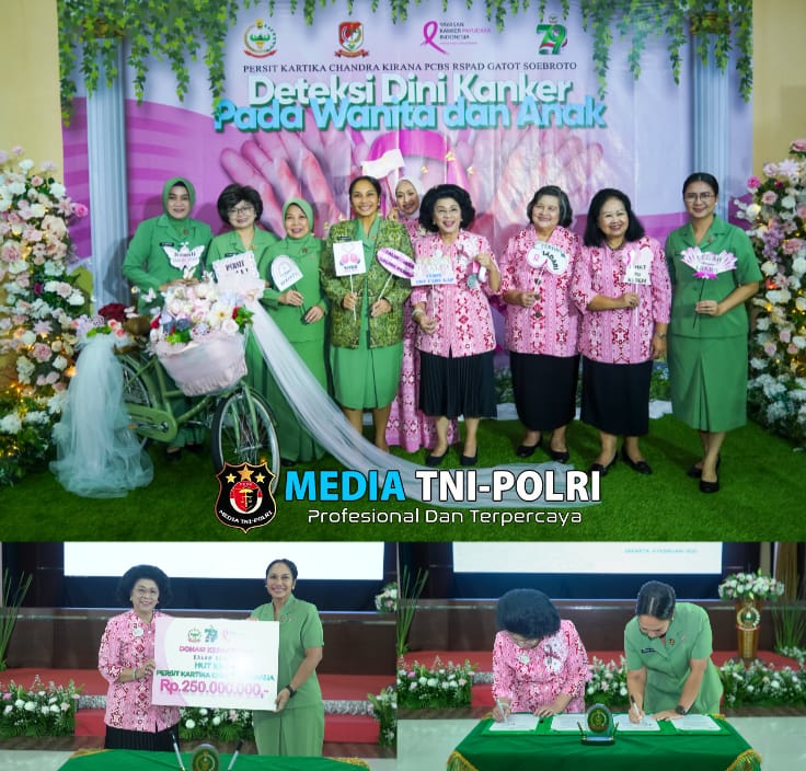 Persit KCK dan YKPI Perangi Kanker Bersama “Kolaborasi Bermakna di Hari Kanker Sedunia Bersama Gaungkan Deteksi Dini, Selamatkan Nyawa”