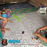 Melalui Komunikasi Sosial (Komsos), Satgas Yonzipur 5/ABW Wujudkan Sinergi dengan Masyarakat dalam Mempererat Kebersamaan