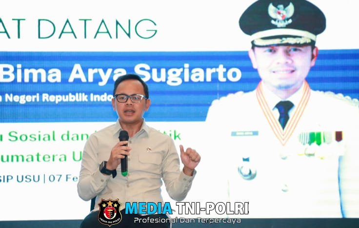 Berikan Kuliah Umum di USU, Wamendagri Bima Arya Tegaskan Revisi UU Pemilu Masih Dikaji
