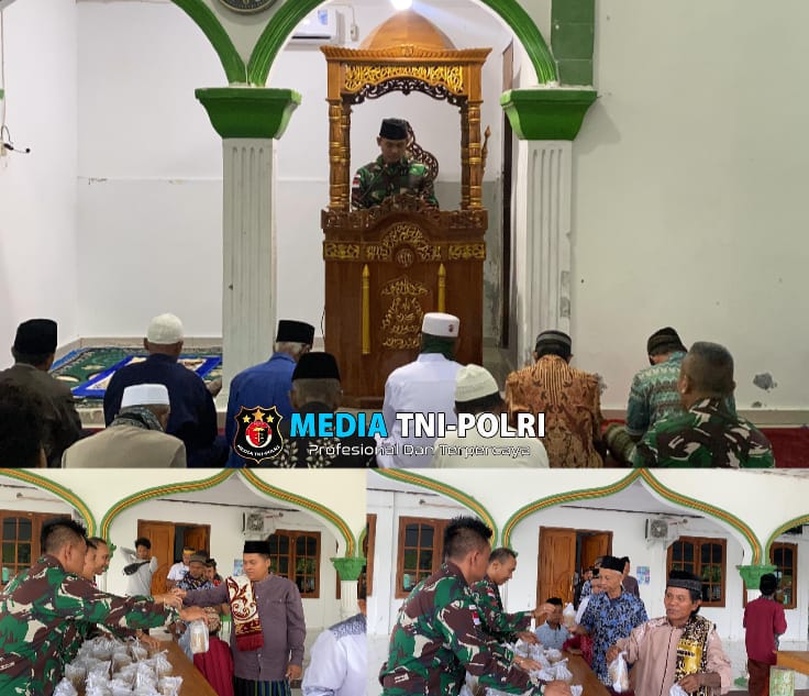 Berbagi Berkah di Hari Jum’at, Satgas Yonif 131/BRS Bagikan Makanan Sesuai Pelaksanaan Ibadah Sholat Jum’at Papua