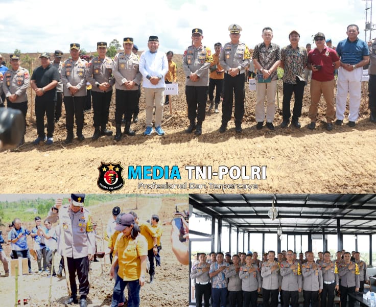 Waka Polda Kalbar Mengecek Perkembangan Ketahanan Pangan di Kabupaten Melawi