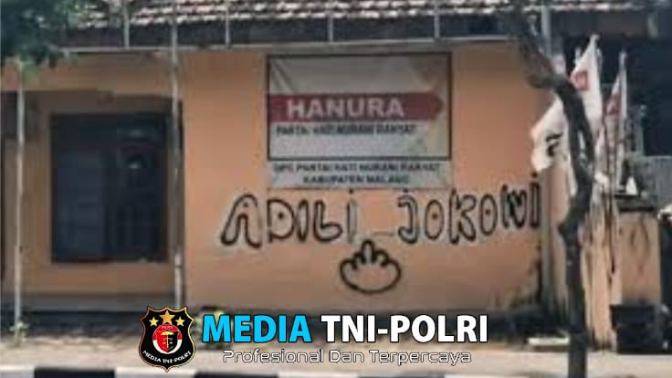 Coretan Bernada Politik Muncul di Malang, Polisi Lakukan Investigasi