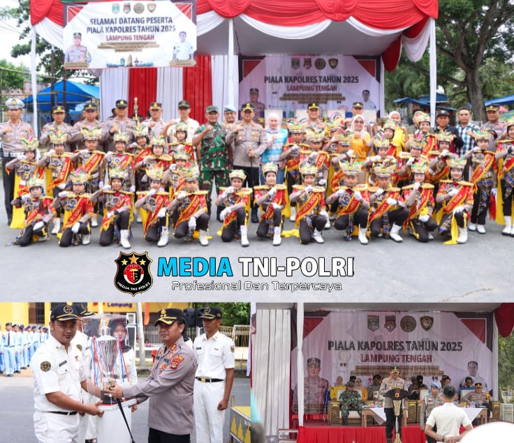 Piala Kapolres Resmi Dibuka, Wujudkan Pelajar Lampung Tengah Berkarakter, Disiplin dan Cinta Tanah Air