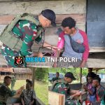 Pemeriksaan Kesehatan Gratis Oleh Satgas Yonif 131/BRS, Bantu Masyarakat Papua Dibidang Kesehatan