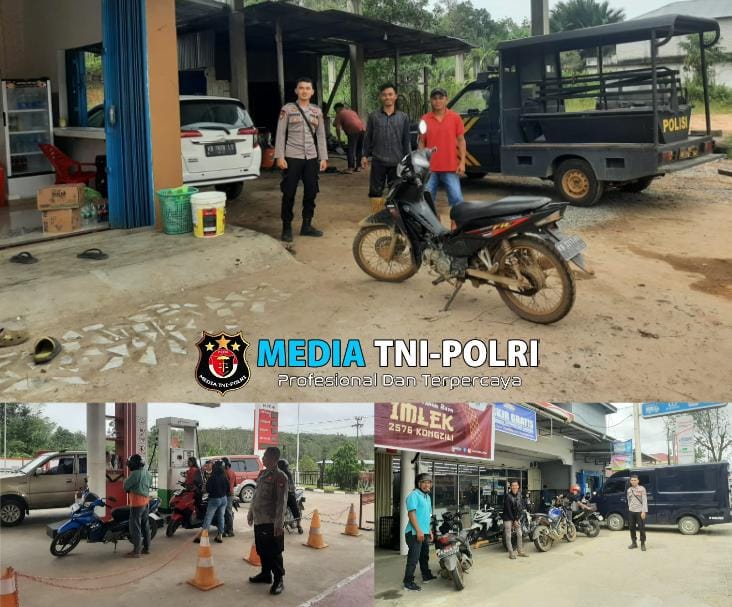 Polsek Mandor Laksanakan Patroli Rutin Cegah Kriminalitas