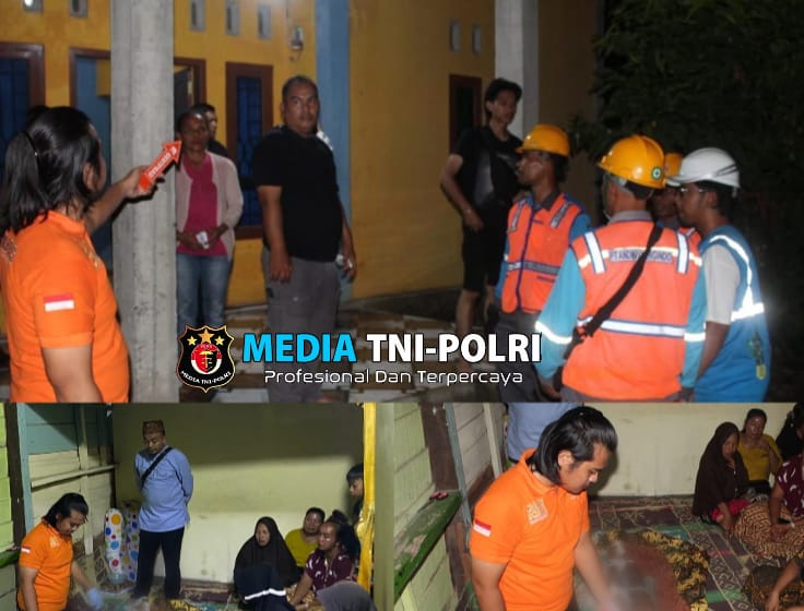 Polsek Kota Agung dan Inafis Polres Tanggamus Identifikasi Temuan Mayat Anak di Kelurahan Baros