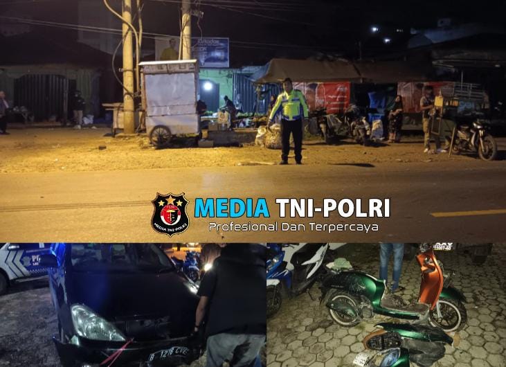 Kecelakaan Maut di Pringsewu Seorang Pemotor Tewas Akibat Tabrakan dengan Mobil