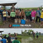 Babinsa Desa Ngrendeng Dampingi Mantri Tani Sosialisasi Insektisida Organik Anggota Poktan Ngudi Tirto