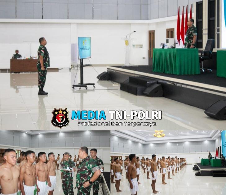 Pangdam XII/Tpr Pimpin Sidang Pemilihan Calon Tamtama PK TNI AD Gel. I TA 2025 Panda Pontianak