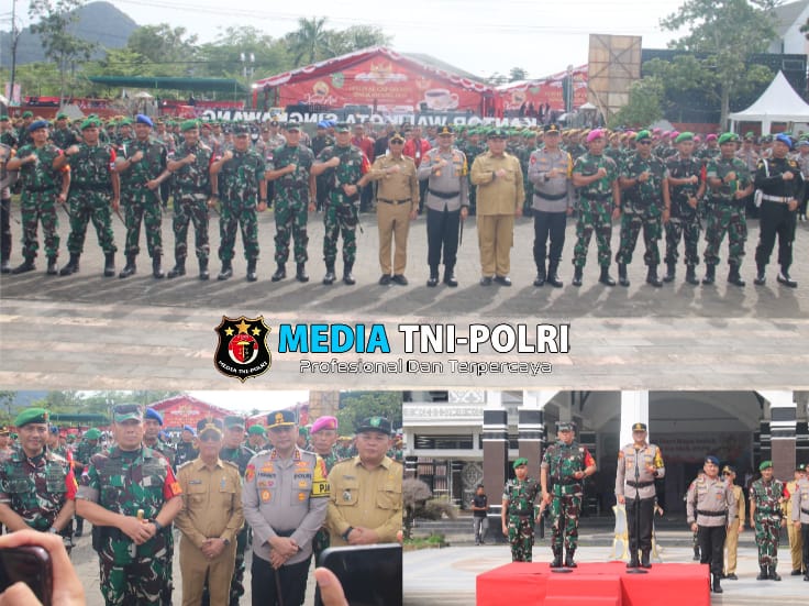 Siapkan Pengamanan Kunjungan Wapres RI, Pangdam XII/Tpr dan Kapolda Pimpin Apel Gelar Pasukan PAM VVIP