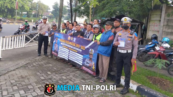 Polsek Cikarang Selatan Gelar Operasi Keselamatan Jaya 2025 di Lippo Cikarang