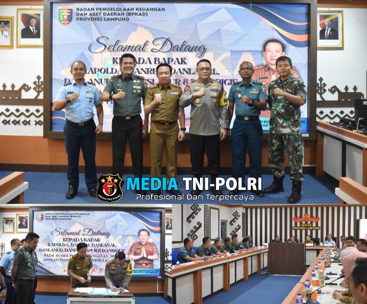 Danrem 043/Gatam Berikan Apresiasi Atas Terlaksananya Penandatanganan Bersama NPHD dengan Pemerintah Provinsi Lampung