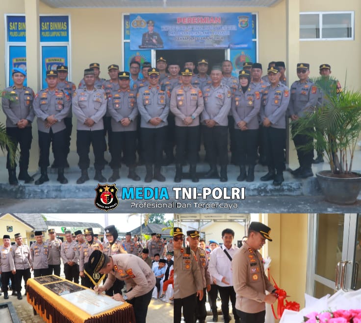 Kapolres Lampung Timur Resmikan Renovasi Masjid Al-Kautsar, Gedung Sat Binmas, dan Pembangunan GYM Center