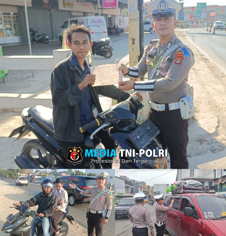 Tiga Hari Operasi Keselamatan, Polres Pringsewu Tindak 439 Pelanggar Lalu Lintas