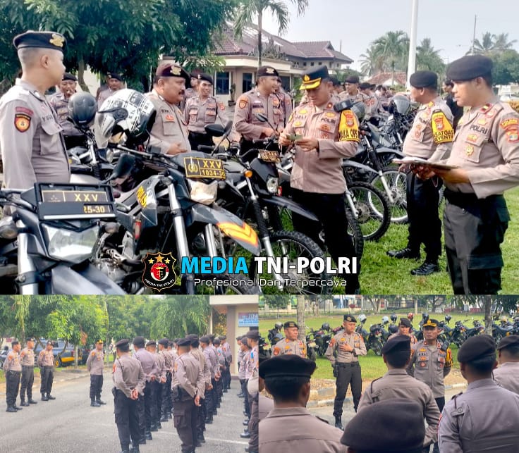 Optimalisasi Tugas Kepolisian di Lapangan, Polres Lampung Tengah Gelar Pemeriksaan Randis