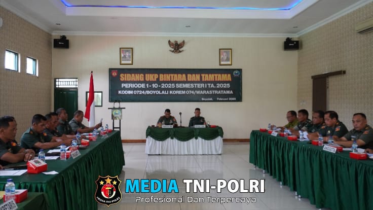 Dandim Boyolali Pimpin Langsung Sidang Jabatan