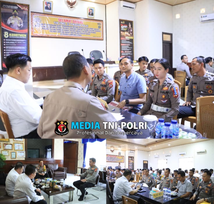 Tim Itwil III Itwasum Polri Sambangi Polres Lampung Utara, Lakukan Audit PNBP dan BLU