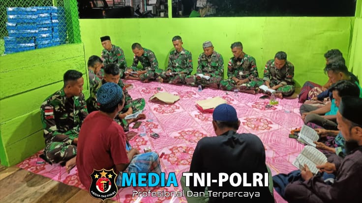 Keistimewaan Malam Nisfu Sya’ban, Satgas Yonif 762/VYS Gelar Baca Doa Bersama