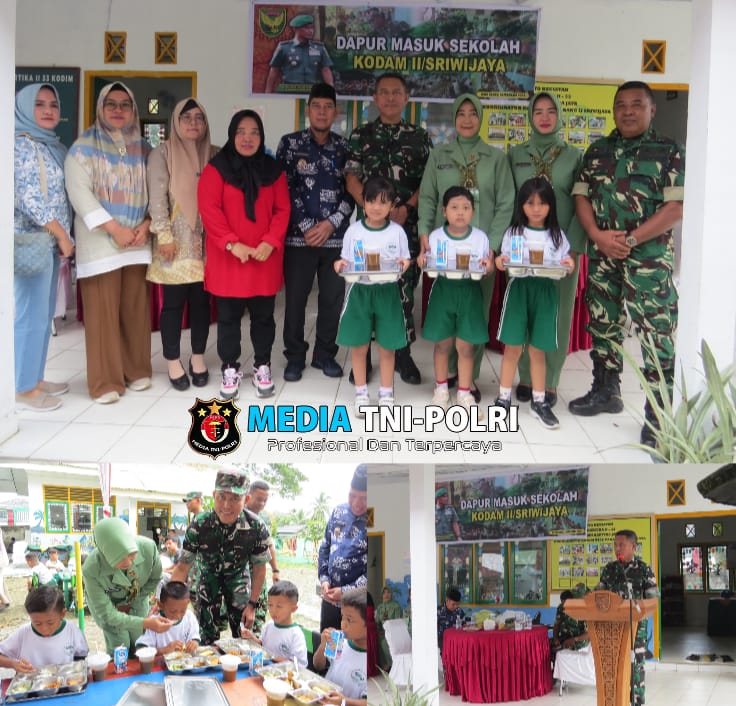 Dukung Program Pemerintah, Kodim 0402/OKI Laksanakan Program Dapur Masuk Sekolah