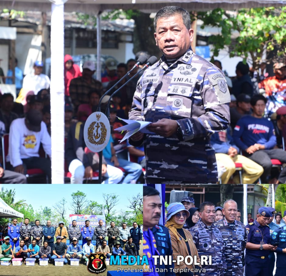 Danpasmar 1 Ikuti Acara Penutupan Pembongkaran Pagar Laut