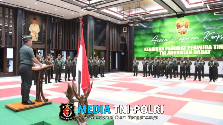 Kasad Pimpin Kenaikan Pangkat 18 Pati TNI AD