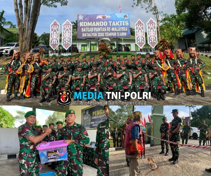 Kunjungan Kerja (Kunker) Danrem 121/Abw ke Komando Taktis (Kotis) Yonzipur 5/ABW