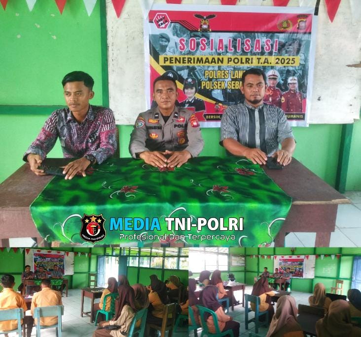 Polsek Sebangki Beri Edukasi Penerimaan Polri 2025 di MA Tarbiyatul Islamiyah