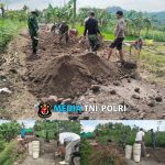 Pra TMMD Personil Satgas Aktif di Lokasi Sasaran Fisik