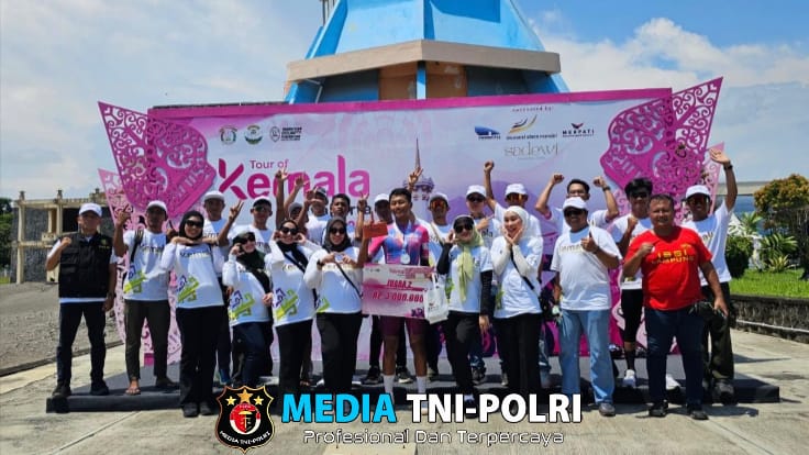 Frans Sinurat Harumkan Polda Lampung di Tour of Kemala 2025 Juara 2 Criterium Men Youth!