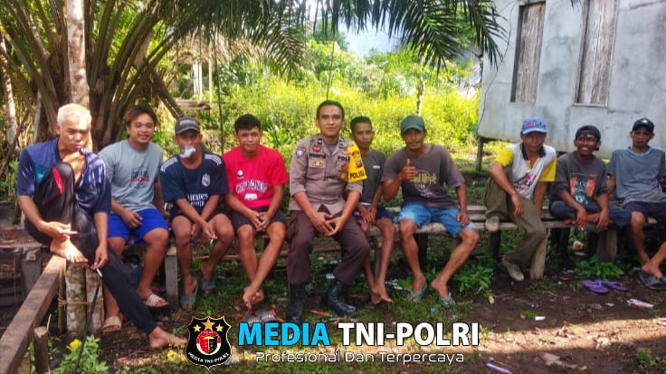 Sinergi Polisi dan Warga Bersama Cegah Karhutla dan Menjaga Gangguan Kamtibmas di Sebangki
