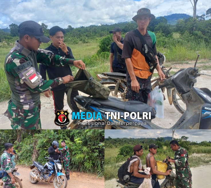 Aksi Bersih Wilayah, Satgas Yonzipur 5/ABW Tingkatkan Sweeping Keamanan dan Penegakan Hukum