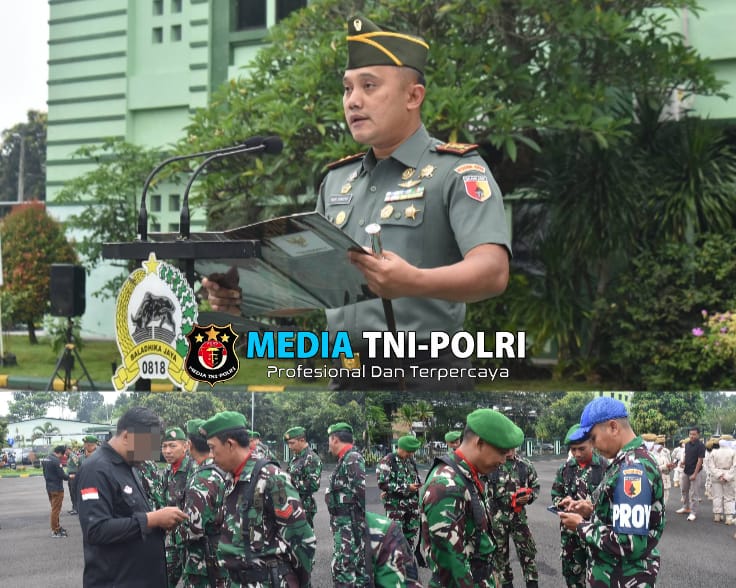 Kodim 0818/Malang-Batu Tegas Lawan Judi Online, Kodim 0818 Gelar Razia HP Usai Upacara