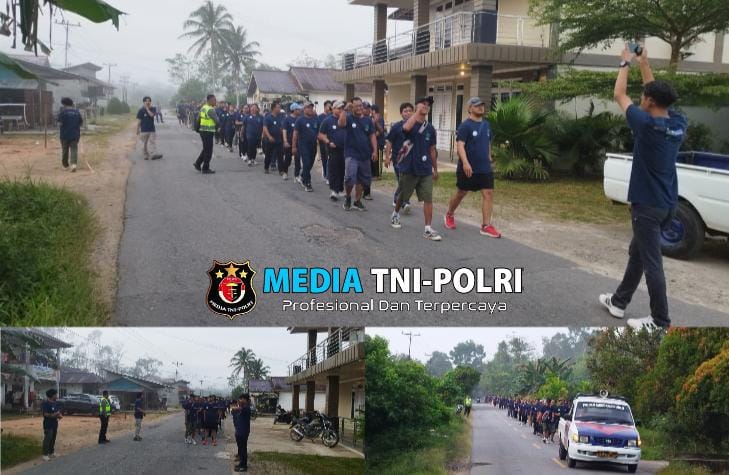 Polsek Mempawah Hulu Laksanakan Pengamanan Jalan Sehat