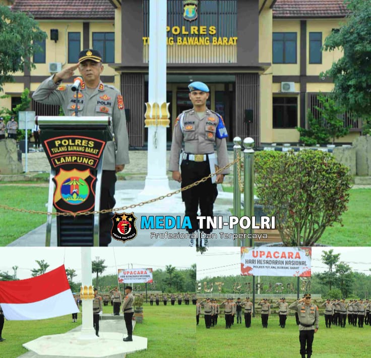 Polres Tulang Bawang Barat Gelar Upacara Hari Kesadaran Nasional 17 Februari 2025