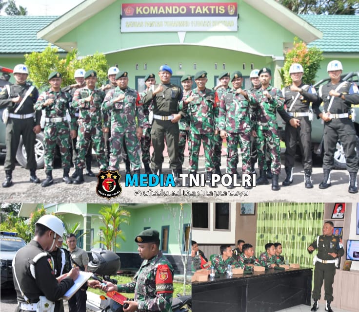 Satgas Pamtas Yonarmed 11 Kostrad Terima Sosialisasi Operasi Gaktib dan Yustisi dari Subdenpom VI/3-1 Nunukan