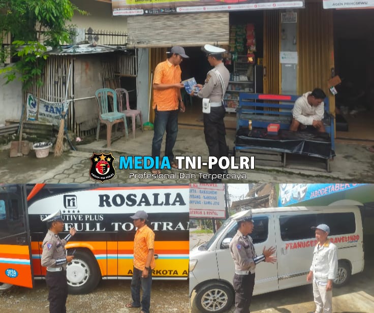 Jelang Mudik Idulfitri 2025, Satlantas Polres Pringsewu Sosialisasi Keselamatan Lalu Lintas ke Perusahaan Otobus