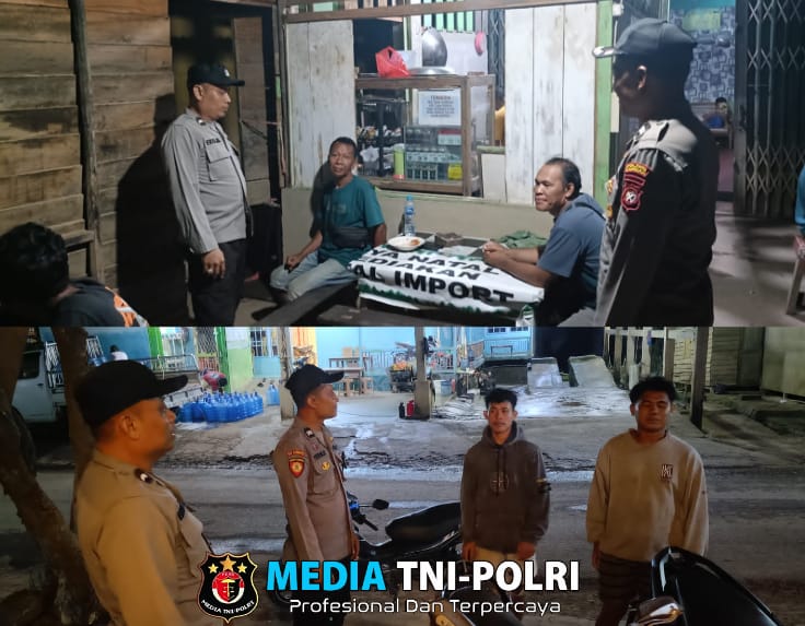 Tingkatkan Kewaspadaan, Samapta Polsek Menyuke Ajak Warga Jaga Kamtibmas