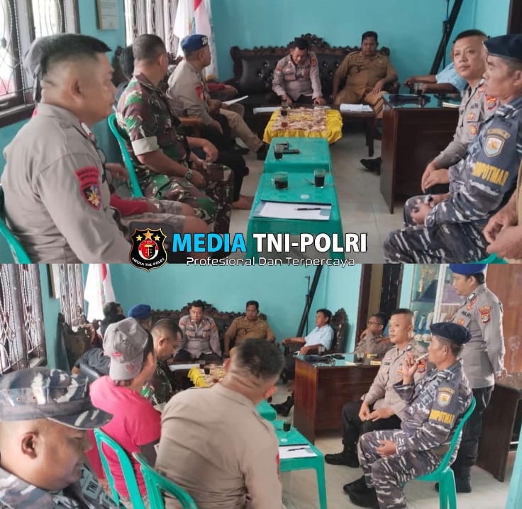 Antisipasi Konflik, Polsek Kota Agung Bersama Instansi Terkait Mediasi Permasalahan Nelayan di Perairan Digul