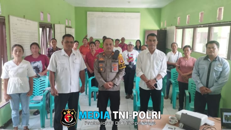 Dukung program ketahanan pangan, Polsek Menjalin Lakukan Sosialisasi dengan BP3K dan PPL