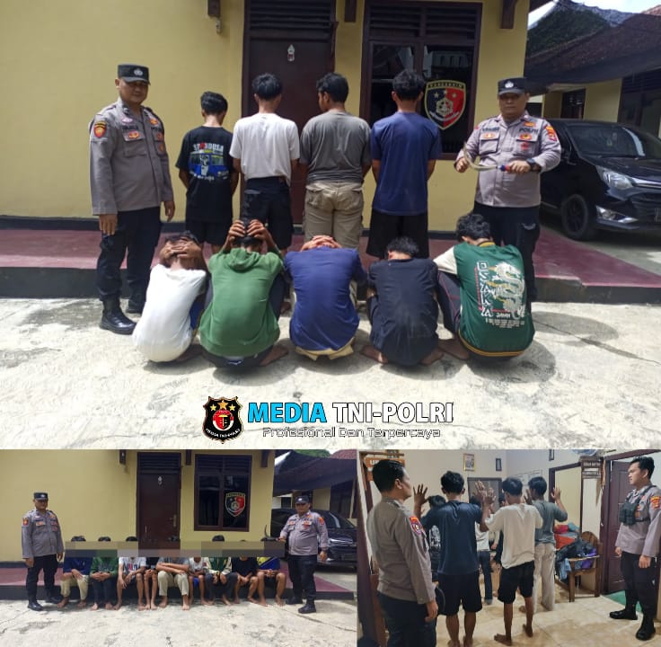 Polisi dan Warga Gagalkan Aksi Tawuran Dua Kelompok Remaja Bersenjata Tajam di Pringsewu