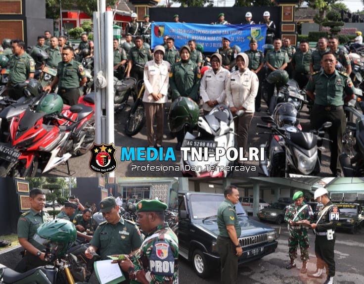 Tingkatkan Kesadaran dan Kepatuhan, Kodim 0808 Terima Sosialisasi Ops Gaktib Yustisi Subdenpom V/1-3