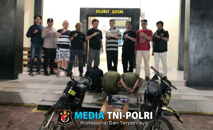 Polsek Pulau Panggung Tangkap Tiga Pelaku Pencurian Modus Bobol di Ulu Belu
