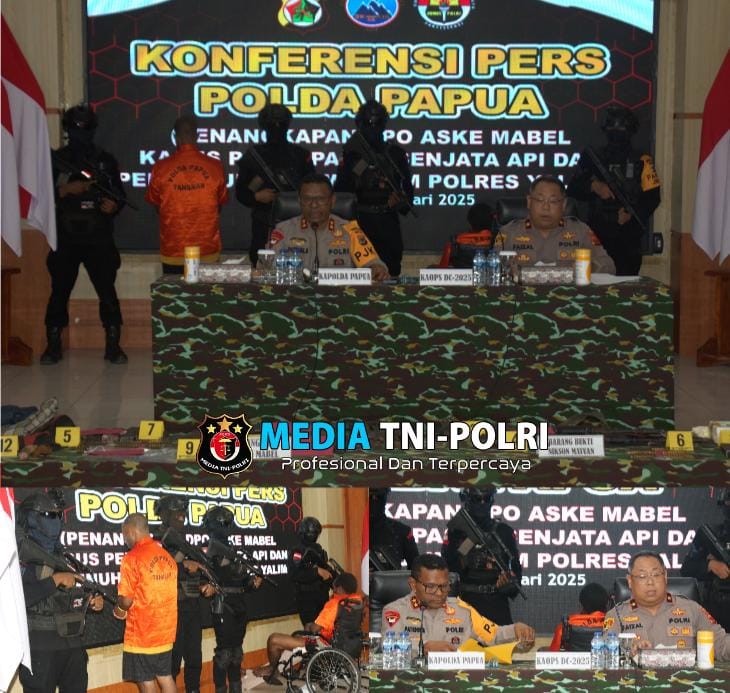 Disertir Polres Yalimo Aske Mabel Ditangkap Satgas Ops Damai Cartenz 2025