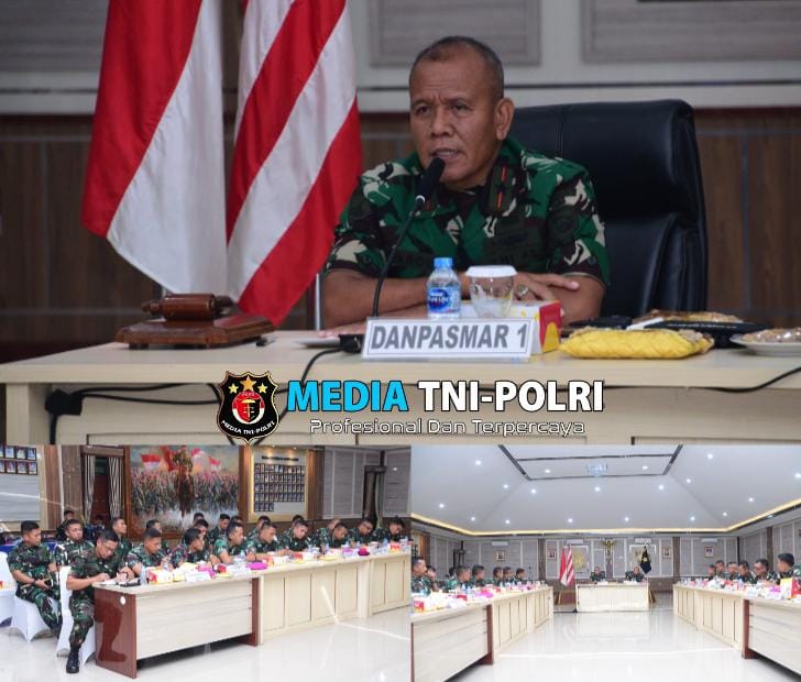 Danpasmar 1 Pimpin Rako dan Staf Jajaran Pasmar 1